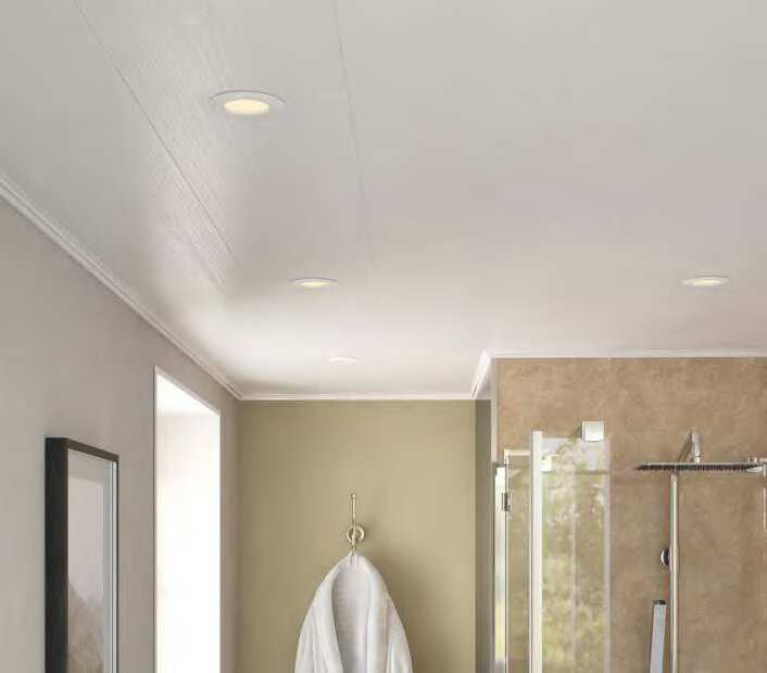 Camfly Range 60S PVC Suspended Ceiling in Bathroom